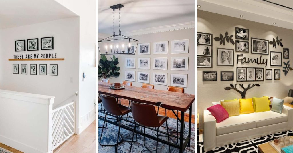 Creative Family Picture Wall Ideas to Make Your Memories Shine