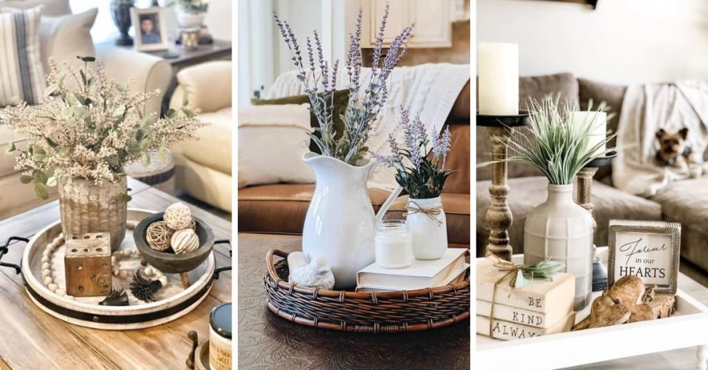 Farmhouse Coffee Table Decor Ideas That Instantly Add Rustic Charm to ...