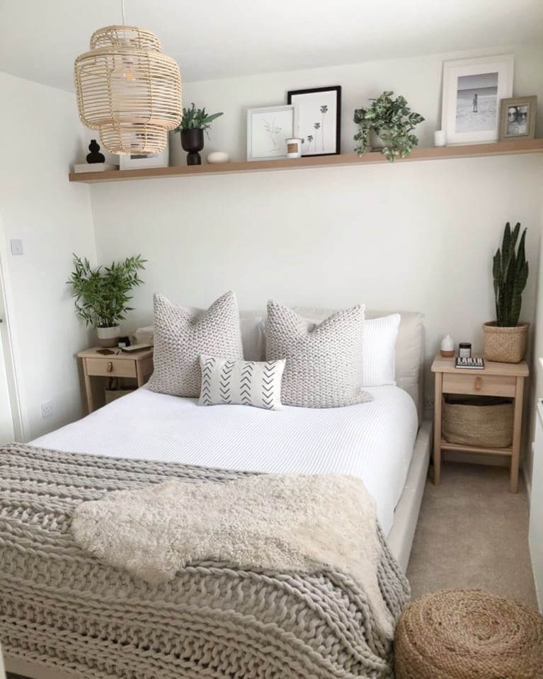 10. Extended Floating Shelf for a Unified Look