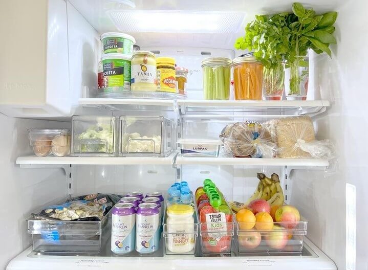 10. Storing Beverages in a Well-Organized Fridge