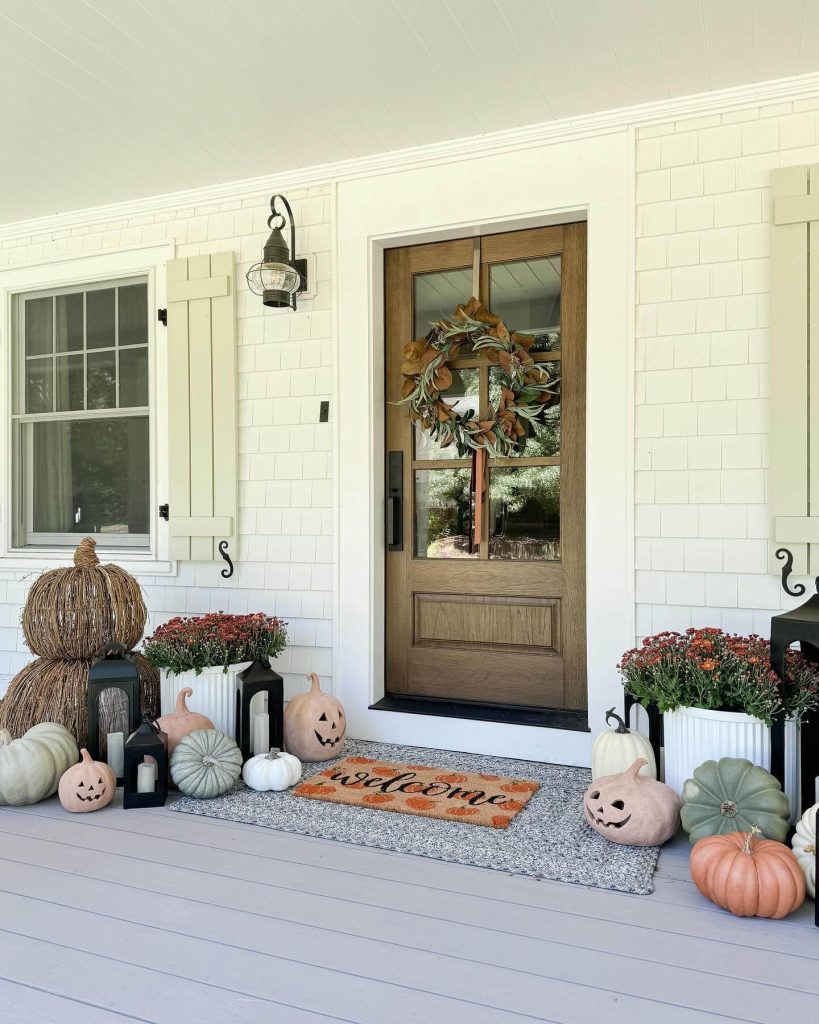 12. Soft Tones and Whimsical Jack-O'-Lanterns