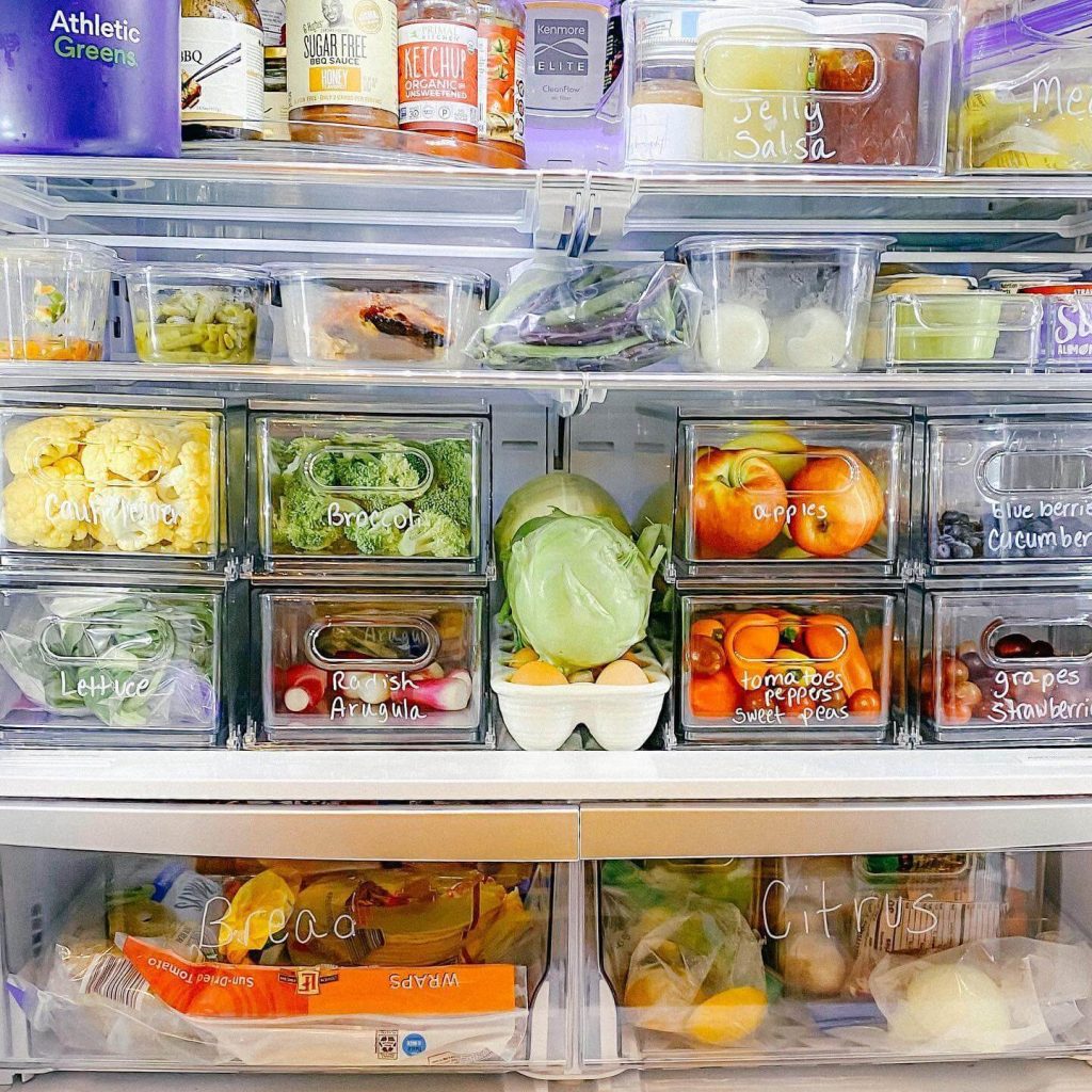 12. Easy-to-Read Labels for Effortless Meal Planning
