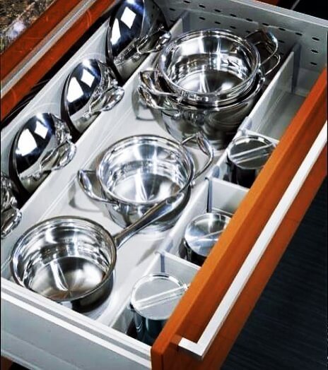 14. Design a Compartmentalized Drawer with Lid Holders