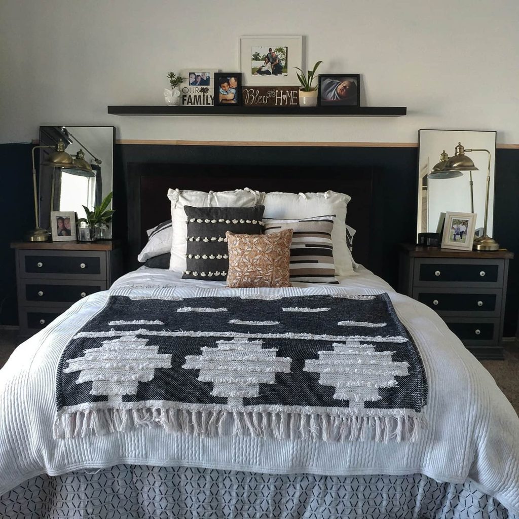 16. Family-Focused Shelf with a Personalized Touch