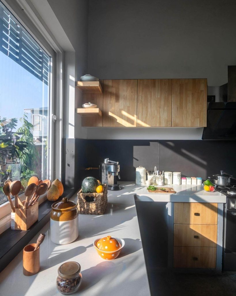 17. Add Floating Corner Shelves to Catch Unused Vertical Space