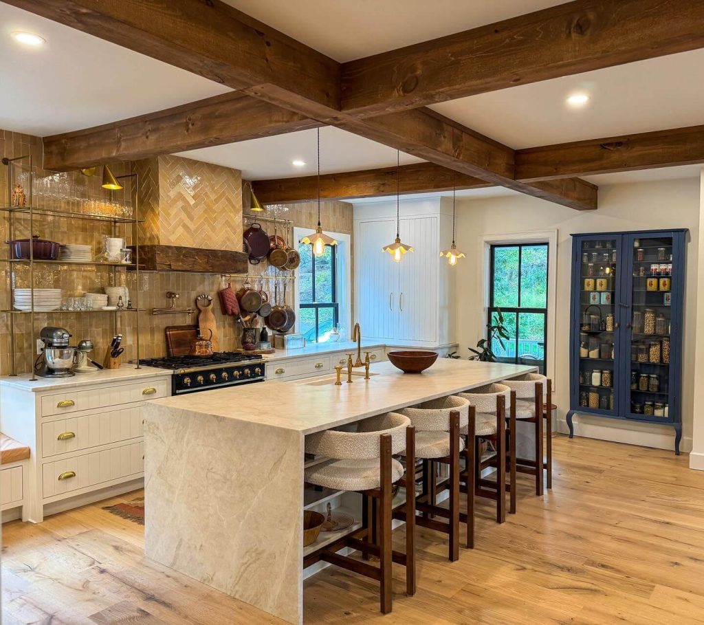 18. Incorporate Glass Cabinets or Display Towers
