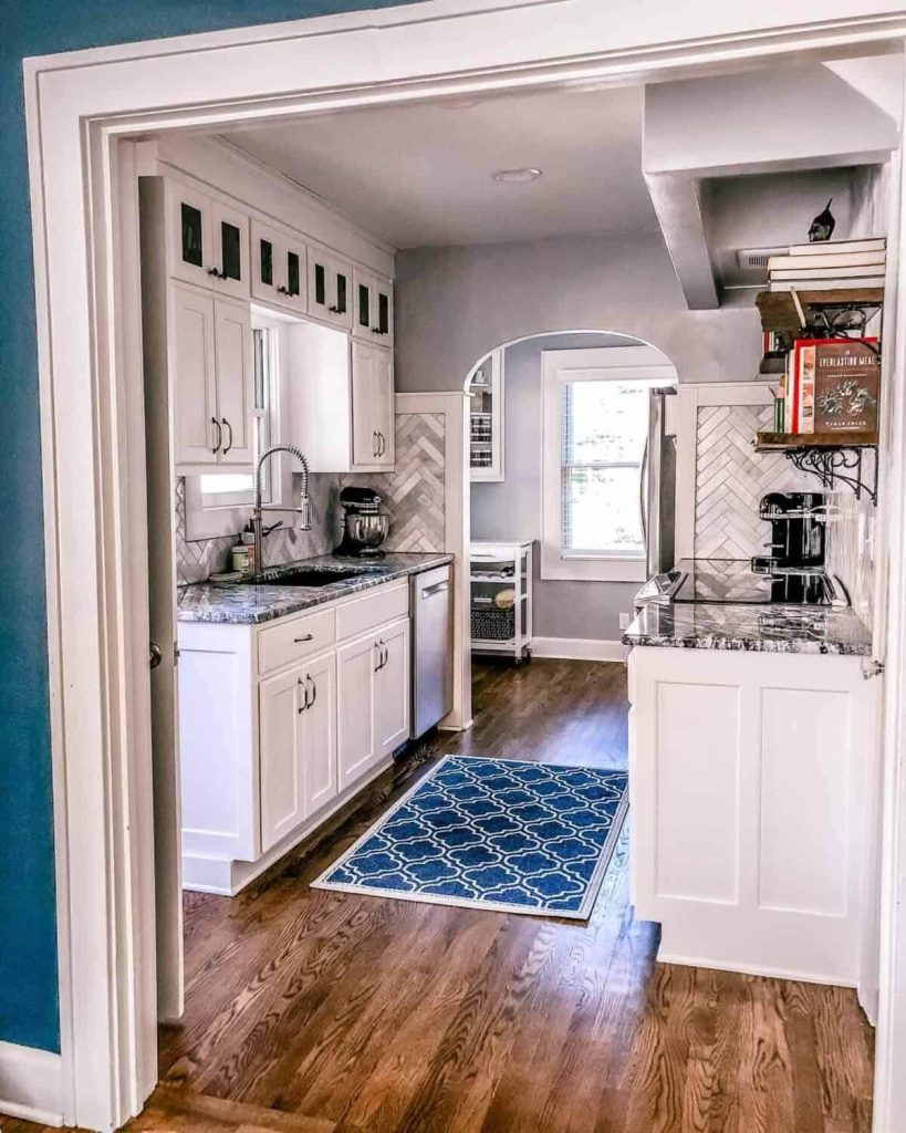 21. Use Narrow Vertical Shelves Near Doorways
