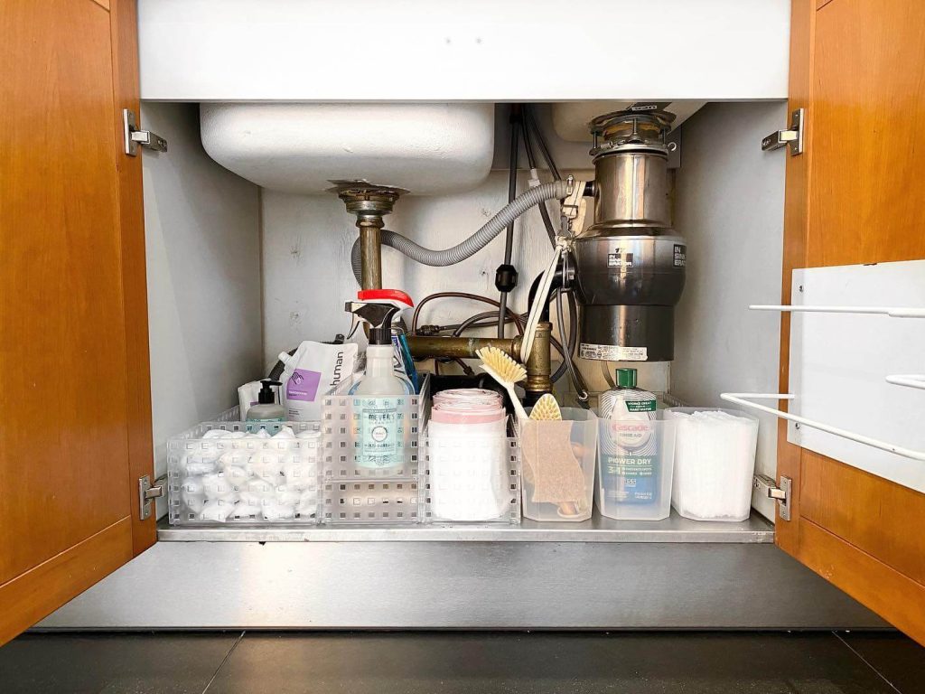 21. Utilize Slim Storage for Tight Cabinets