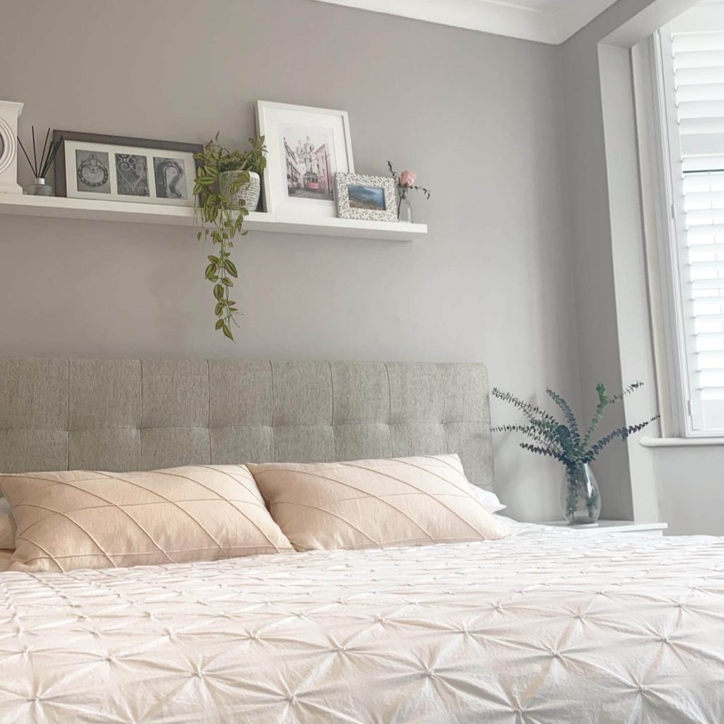 23. Soft Gray Elegance with Personal Details