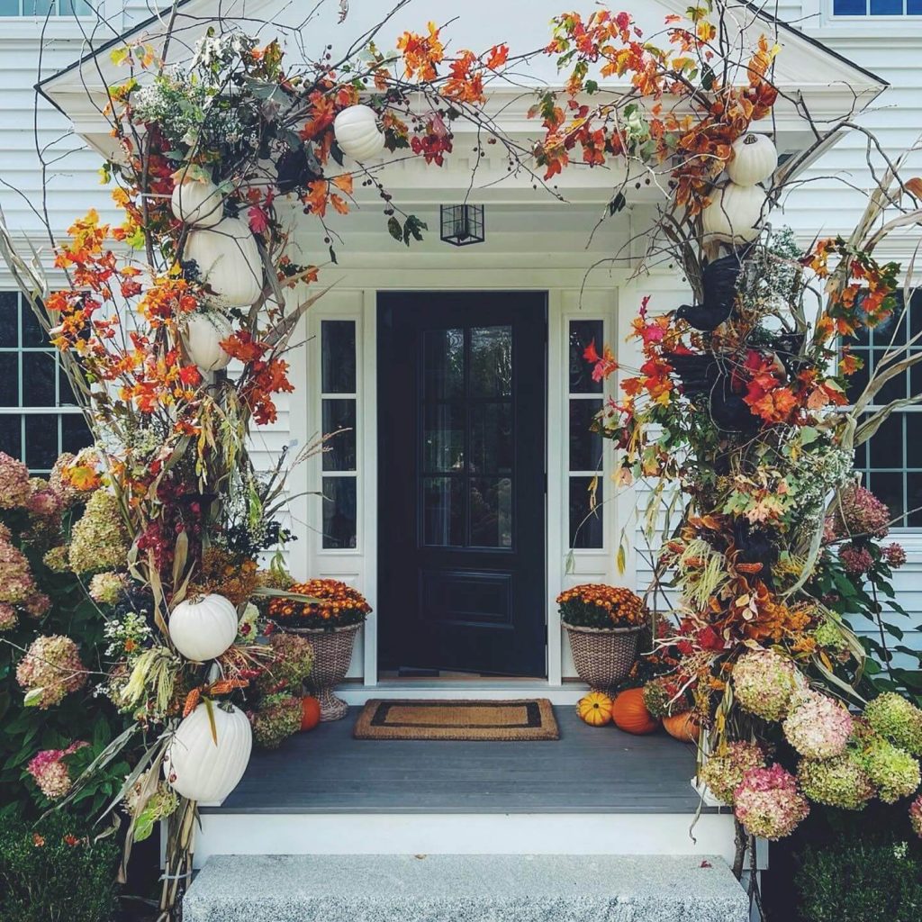 25. Lush Fall Arch Redux with Seasonal Abundance