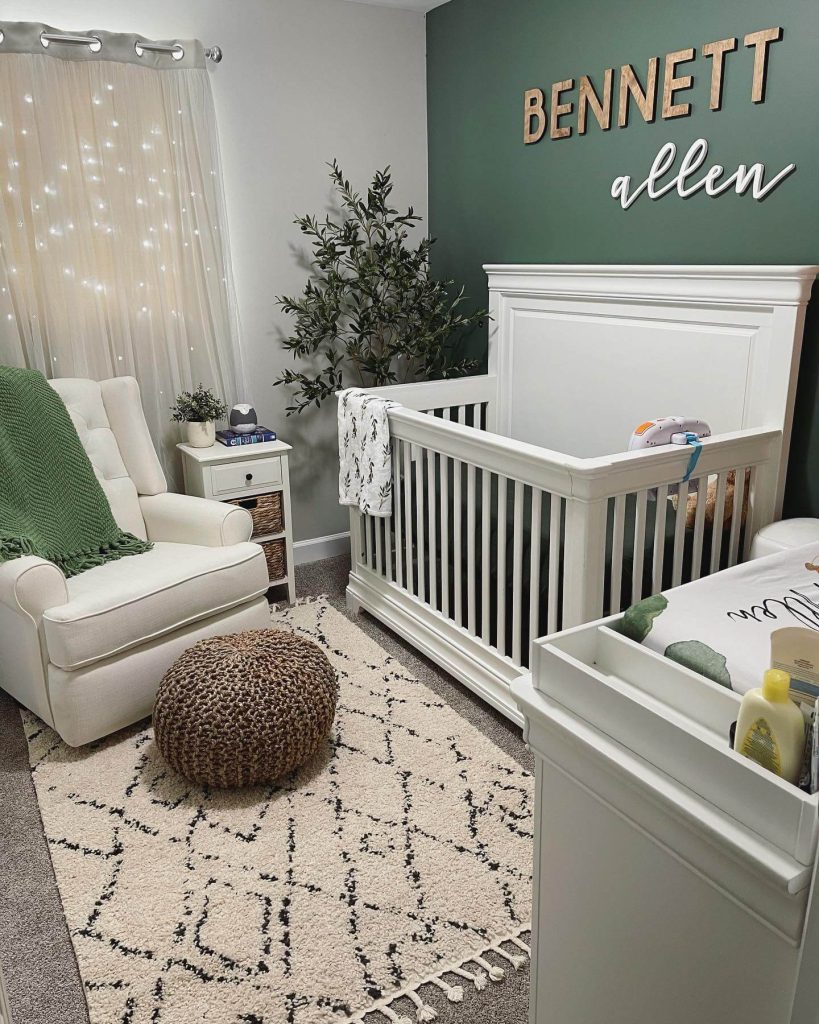 26. Cozy and Personalized with Classic Contrast