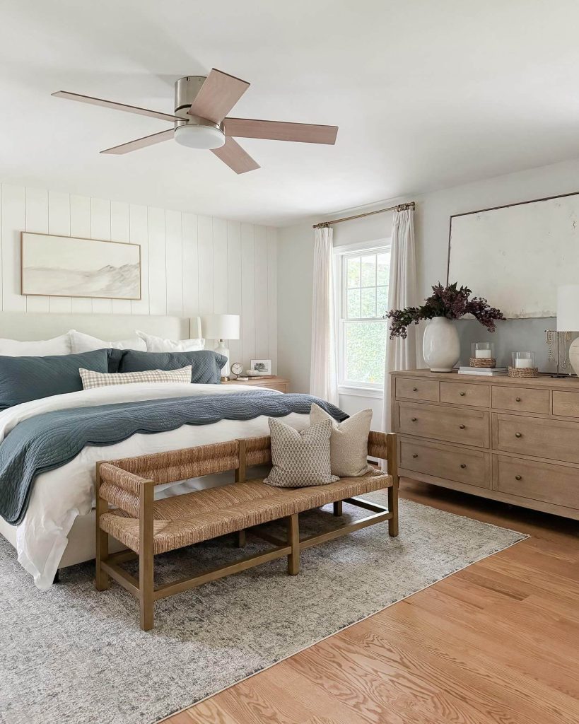 26. Style a Serene Fall Bedroom with Earthy Neutrals