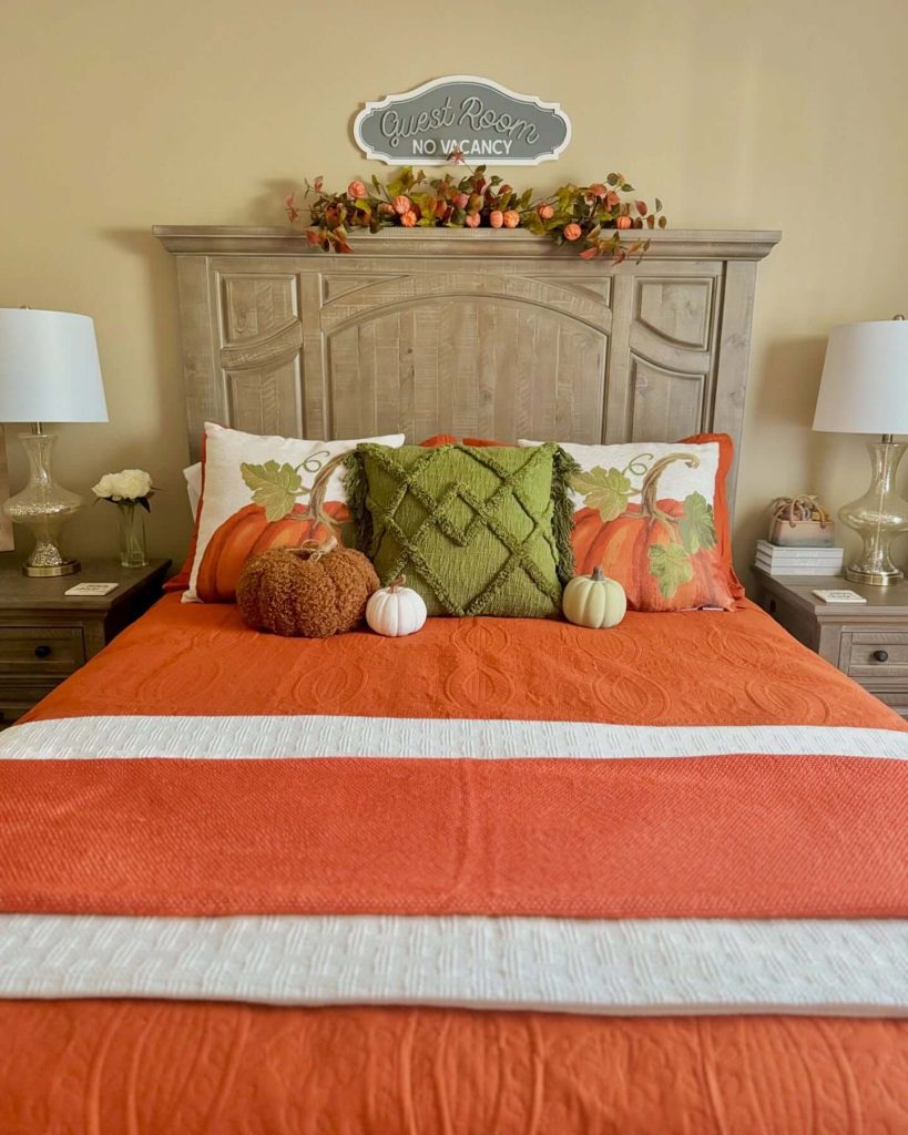 26. Pumpkin Patch Guest Room Vibes