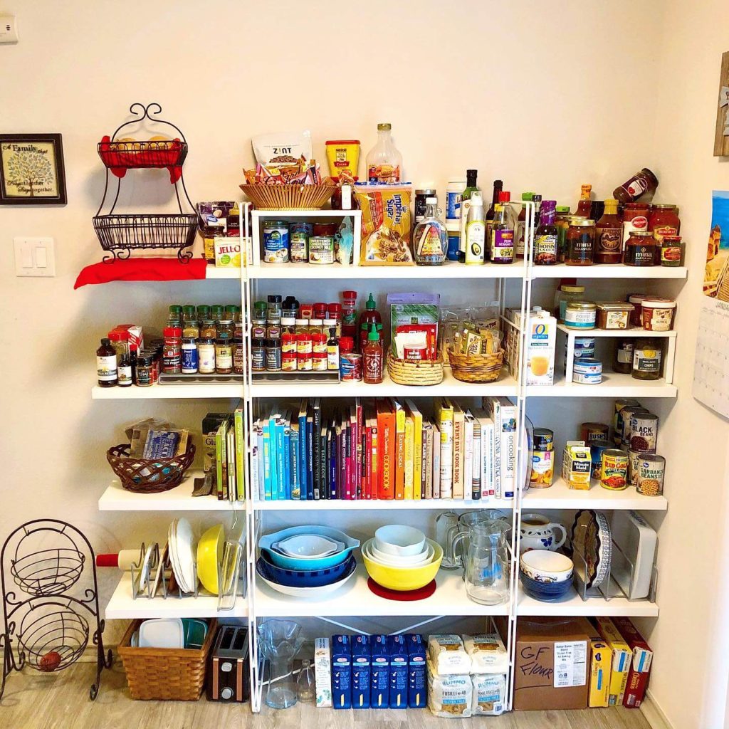 3. Colorful & Lived-In: A Personality-Packed Pantry Setup