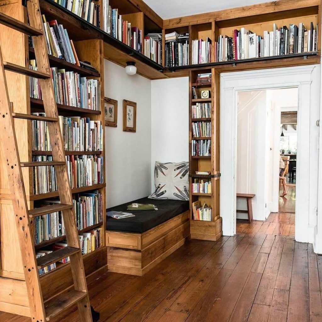 3. Cozy Reading Nook with Ladder Access