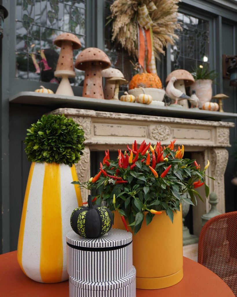 35. Think Outside the Gourd with a Whimsical Fall Garden Display