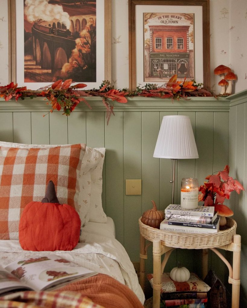4. Vintage Cottagecore Meets Autumn Magic
