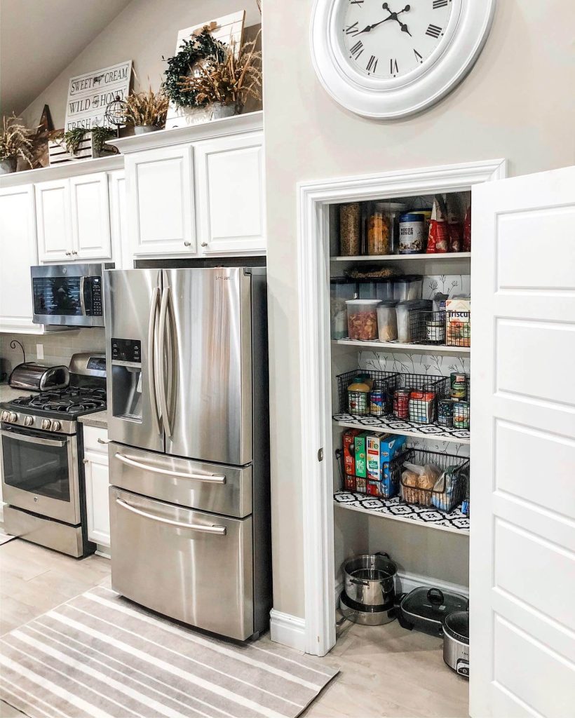 4. Small Pantry Closet with Smart Vertical Storage