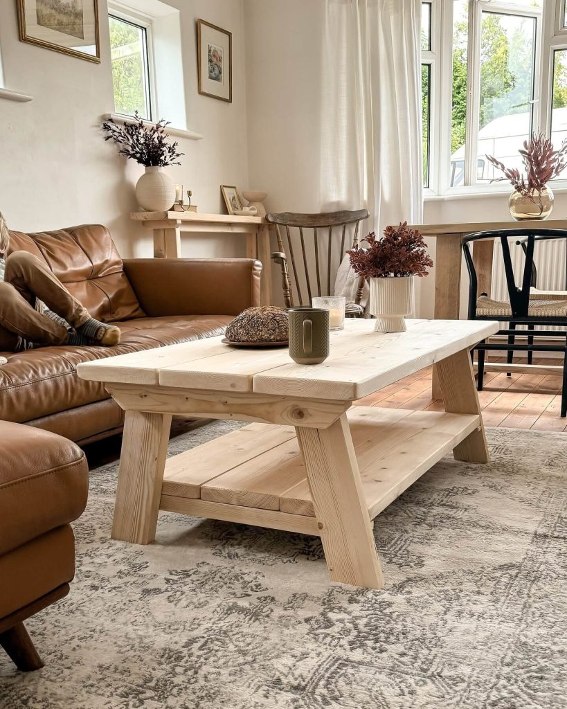 41. Add Rustic Simplicity with Natural Wood and Dried Botanicals