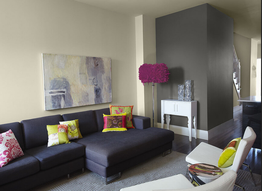 5. Modern Charcoal Accents: Boldness Meets Elegance