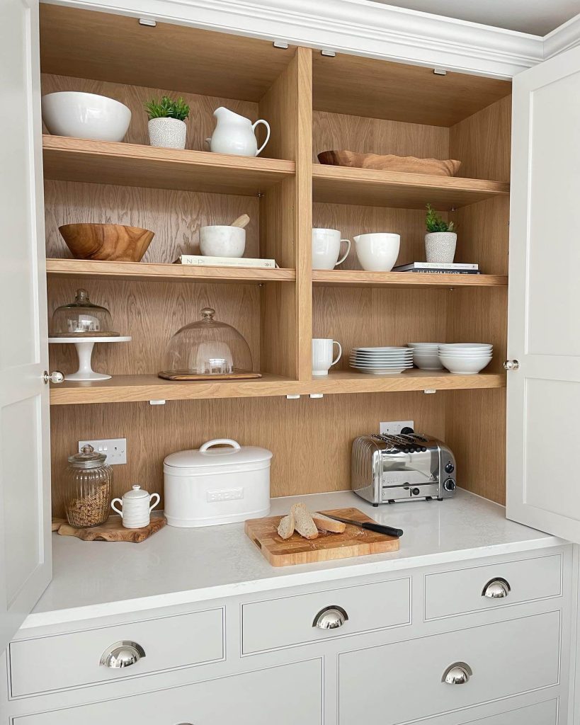 6. Stylish Open Shelving for Everyday Essentials