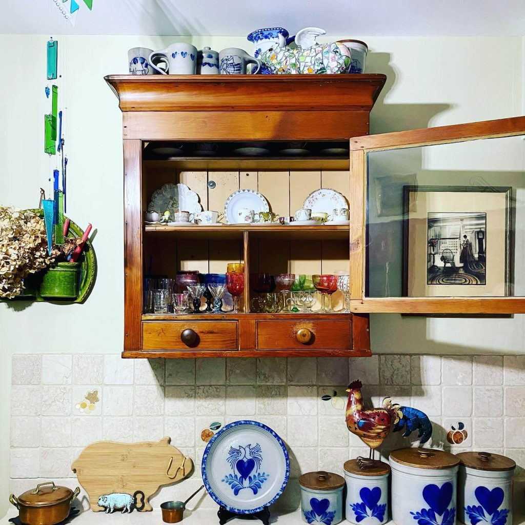 7. Vintage Wall Cabinets for Timeless Appeal