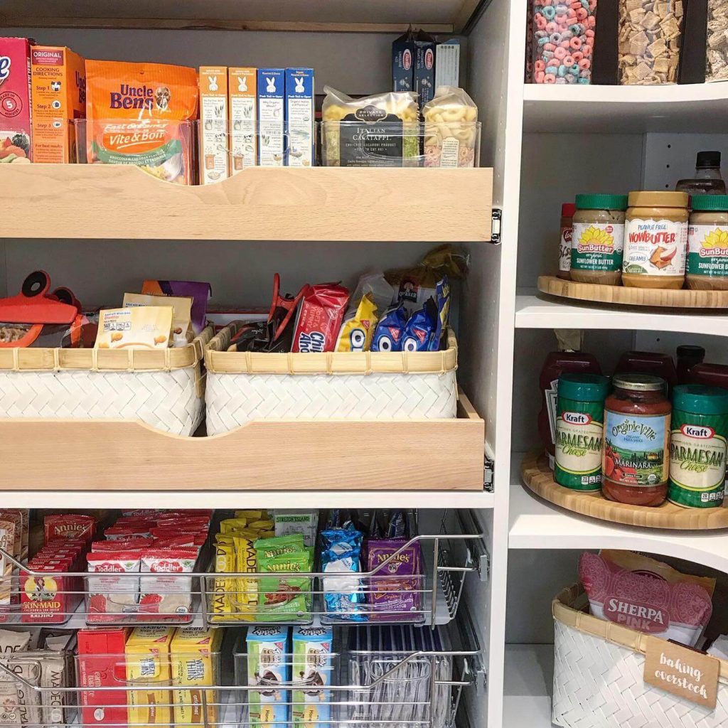 9. Multi-Tiered Shelves for Easy Access