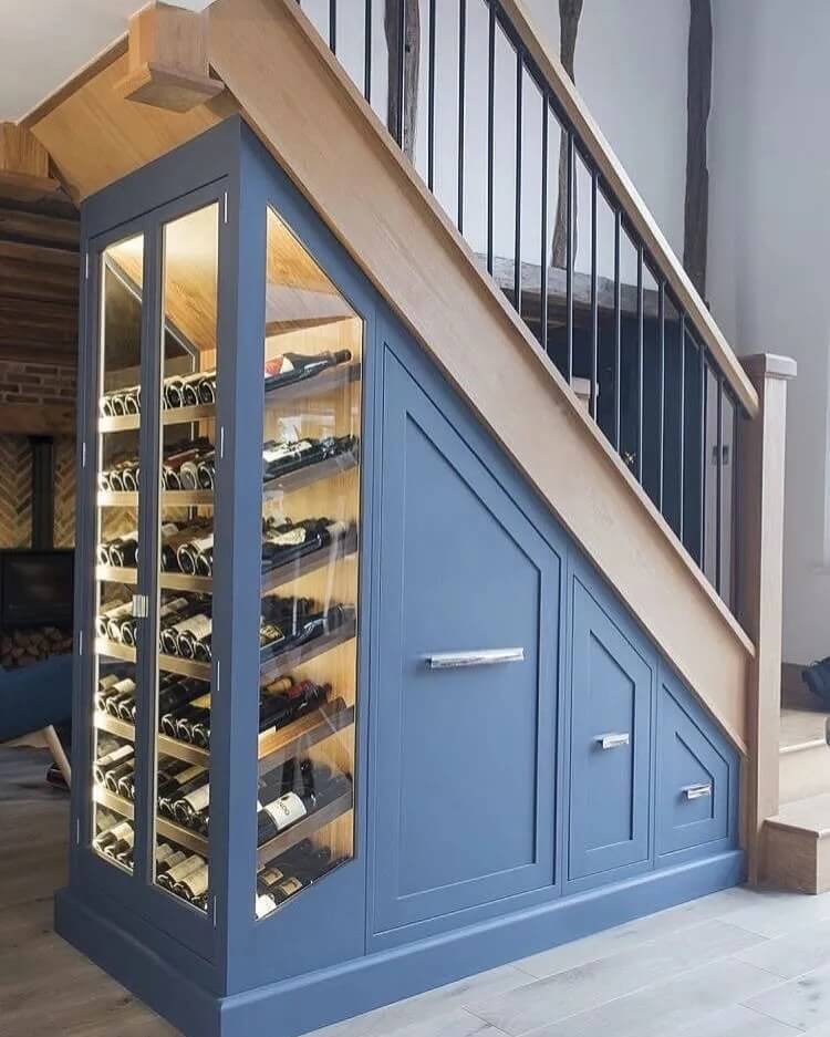9. Sophisticated Wine Storage Wall