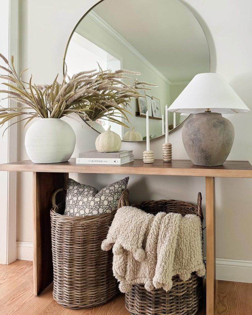Go Bold with Fall Fireplace Styling