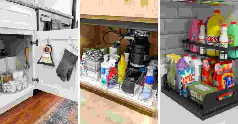 Under Kitchen Sink Organization