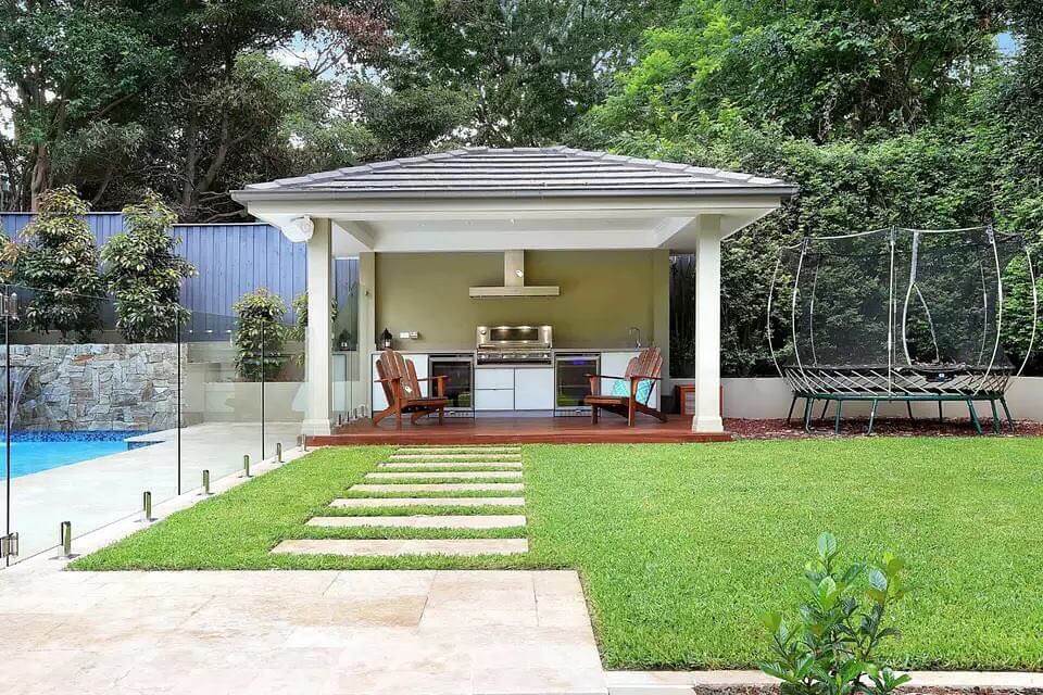 Outdoor Kitchen Gazebo for Entertaining