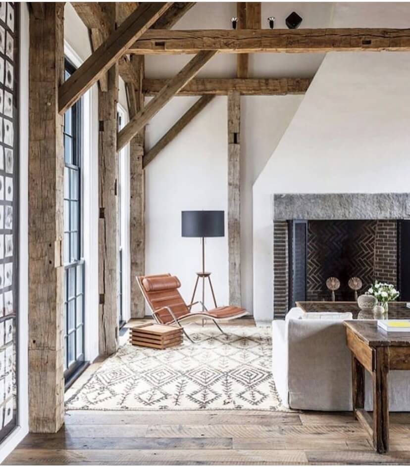 Exposed Beams and Modern Rustic Architecture