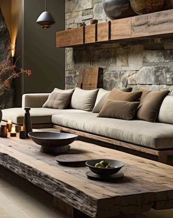 Moody Stone and Deep Natural Tones