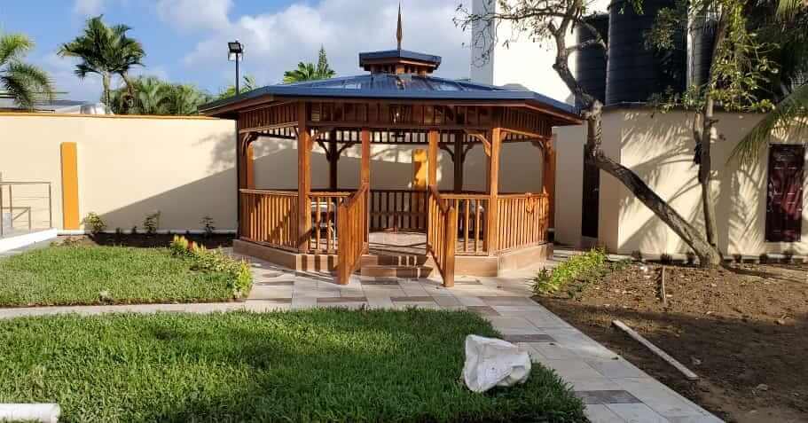 Traditional Wooden Gazebo Charm