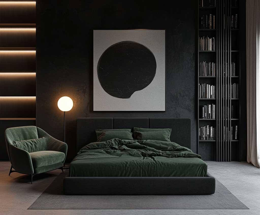 Modern Minimalism with Moody Accents