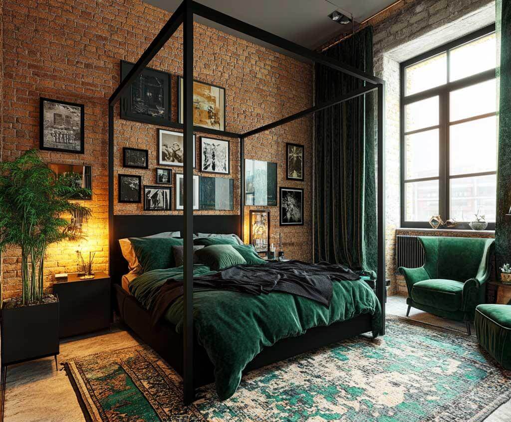 Nature-Inspired Calm with Green Walls