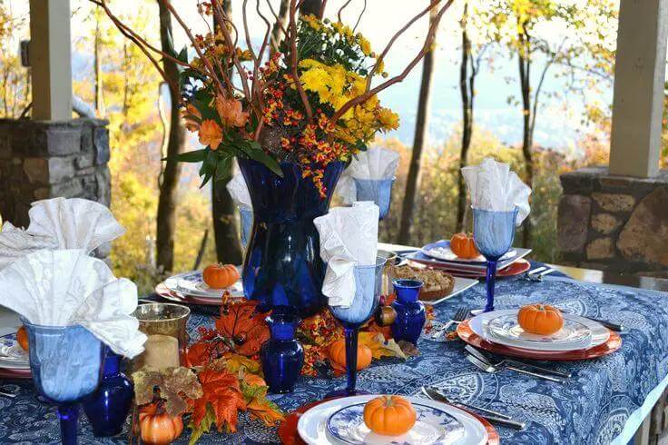 Coastal Grandmillennial with Blue Leopard and Bold Florals