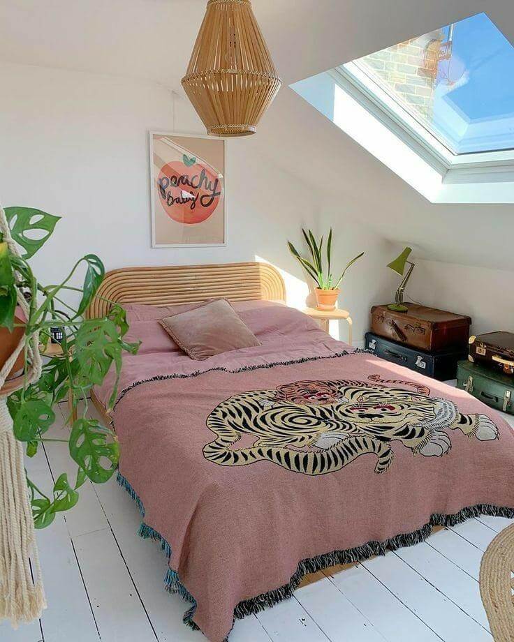 Warm Lighting with Cozy Plant Corners