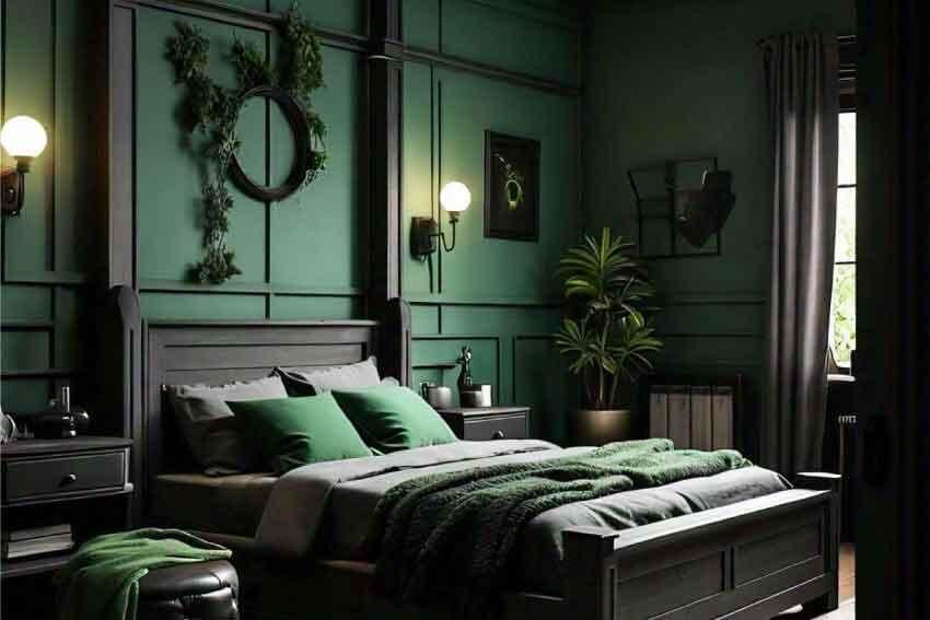 Emerald Elegance with Luxe Details
