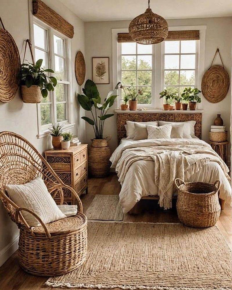 Modern Chic with Pops of Greenery