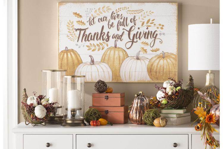 Rustic Pumpkin-Themed Wall Sign